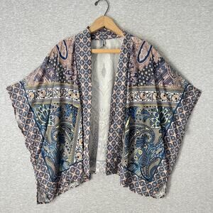 Blank London Anthro Kimono Cardigan Womens OS‎ Boho Paisley Open Lightweight